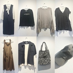 一枚50円　レディース　9点　バック、キャップ