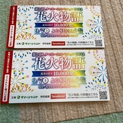 決まりました！　グリーンランド花火大会　入園券