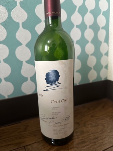 オーパスワン(Opus One)2013 空瓶
