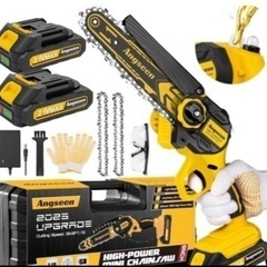 新品　コードレスチェーンソー　ミニチェーンソーの画像