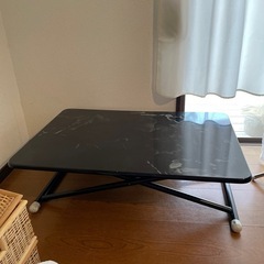 ローテーブル　高さ調節可能の画像