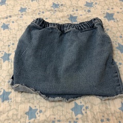 【中古】AZUL PRIMERA デニムスカート 90サイズ の画像