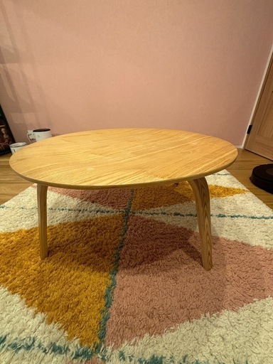 イームズ プライウッドコーヒーテーブル リプロダクト( ジェネリック ) ウォールナット ナチュラル