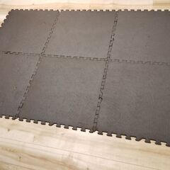 マット6枚 ブラウン