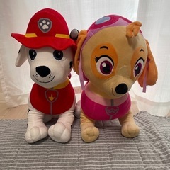 パウパトロール　巨大ぬいぐるみ