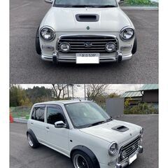 ミラジーノ1000　ターボ　オーバーフェンダー付き（車幅変更登録済み）