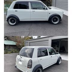 ミラジーノ1000　ターボ　オーバーフェンダー付き（車幅変更登録済み）の画像