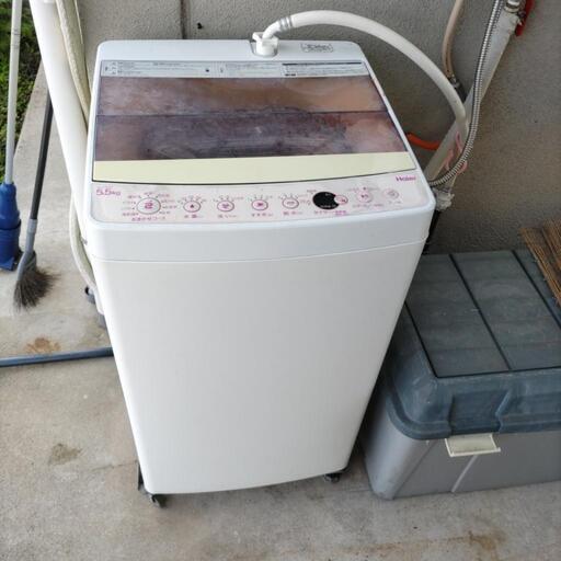 実働品、2019年の洗濯機