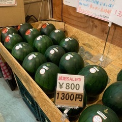スイカ訳あり500円コーナー作りましたの画像