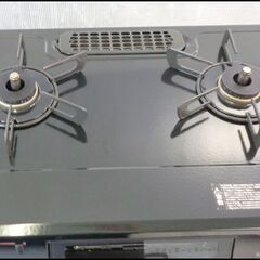 【￥16000-】リンナイ 都市ガス グリル付ガステーブル RTE597BKR 2024年製の画像