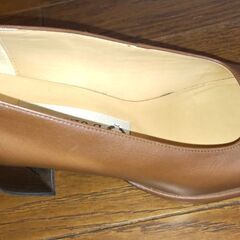★Used 日本製　本皮パンプス　23ｃｍ　ヒール6ｃｍ★の画像