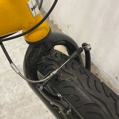◆🔶期間限定・特別価格🔶◆HUMMER/ハマー 折り畳み自転車 20インチ イエロー 小径太タイヤの画像