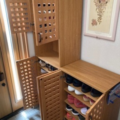 受渡し者決定　下駄箱2個セットの画像