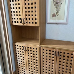 受渡し者決定　下駄箱2個セット