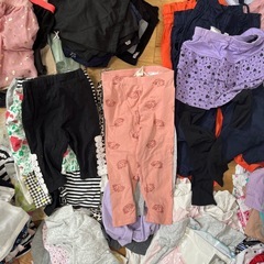 夏用こども服フリマ　80〜110サイズ女の子用の画像