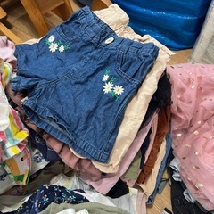 夏用こども服フリマ　80〜110サイズ女の子用の画像