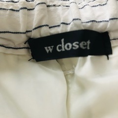 ダブルクローゼット　ワイドパンツ　膝下丈　キュロットの画像