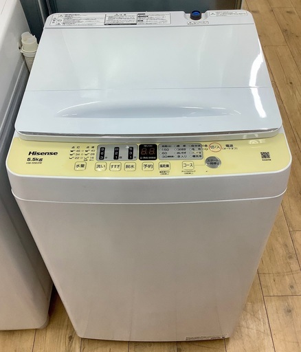 Hisense(ハイセンス)全自動洗濯機5.5kgのご紹介です！
