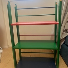 子供部屋　三段棚