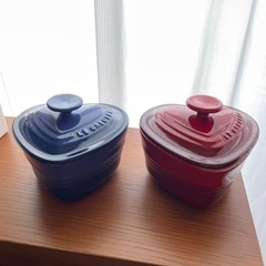 新品未使用品　ル・クルーゼ　ラムカン蓋付き　2つセットの画像