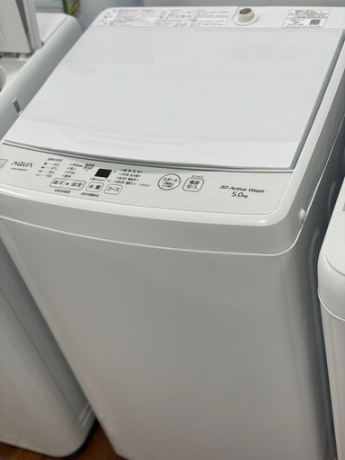送料・設置込み可　洗濯機　5kg AQUA 2021年
