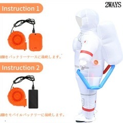 エアーコスプレ宇宙飛行士の画像