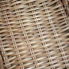 (中古)籐かご　2個セットの画像