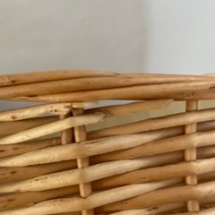 (中古)籐かご　2個セットの画像