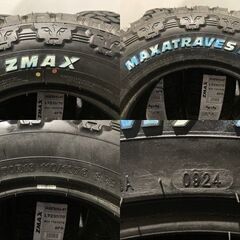 新品 札幌発 引取可 2024年製 ZMAX MAXATRAVES M/T LT235/70R16 110/107Q 16インチ 夏タイヤ 4本 ホワイトレター MTタイヤ RAV4等 (JRB015)クレジットカード QRコード決済可能の画像