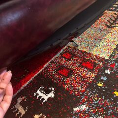 英国アンティーク調のおしゃれな3人掛けのソファ☆☆の画像