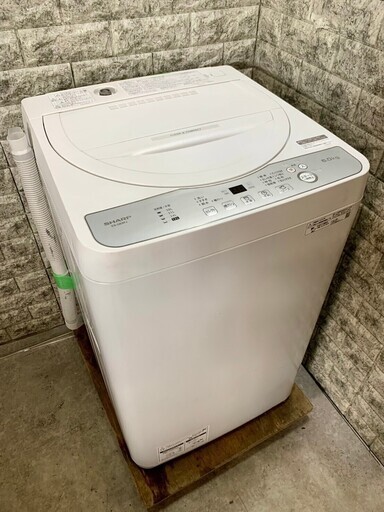大阪送料無料★3か月保障付き★洗濯機★2022年★シャープ★6kg★ES-GE6FJ★S-365