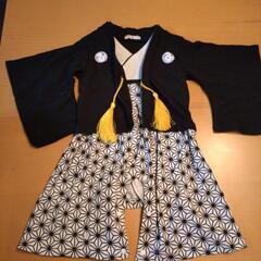 男の子袴ロンパース　80