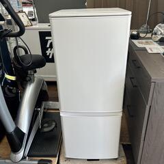 ★【三菱】2ドア冷蔵庫　146L 2022年製 （MR-P15G-W）【3ヶ月保証付き★送料に設置込み】💳自社配送時🌟代引き可💳※現金、クレジット、スマホ決済対応※   