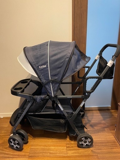 【お譲り先決まりました】 KATOJI 二人乗り ベビーカー