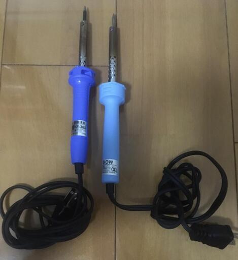 はんだごて2本まとめて　KF-30Sとダイソー（KIYOWA）100V 30W