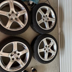 アリスト純正 ベルテックス 8J 17インチ タイヤホイール 4...