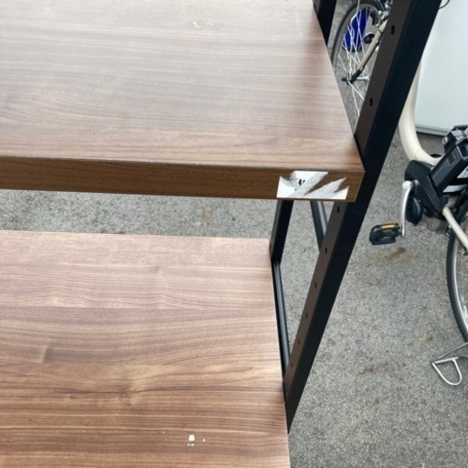 A-799⭐️キッチン食器棚 オシャレ木目調 ブラウンカラー