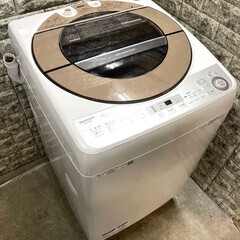 大阪送料無料★3か月保障付き★洗濯機★2018年★シャープ★10kg★ES-GV10C-T★S-486