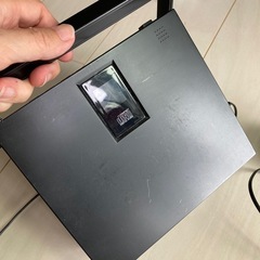 オーム電機AudioComm ポータブルCDプレーヤー ステレオ CDラジオ キュービックデザイン コンパクト 小型 英会話 語学 AC電源の画像