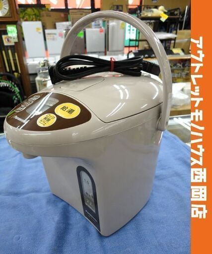 パナソニック 電気ポット 2.2L 2019年製 NC-BJ224 ベージュ マイコン沸騰ジャーポット ケトル Panasonic 札幌市西岡店