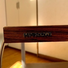 【中古】【無料でお譲り】HITACHI製レトロなテレビ台の画像