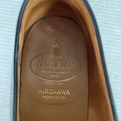 【SCOTCH GRAIN】スコッチグレイン HIROKAWA プレーントゥ 26EEEサイズ J0336の画像