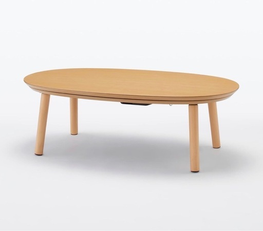 MUJI  無印良品こたつ 楕円形炬燵 ローテーブル　机　テーブル