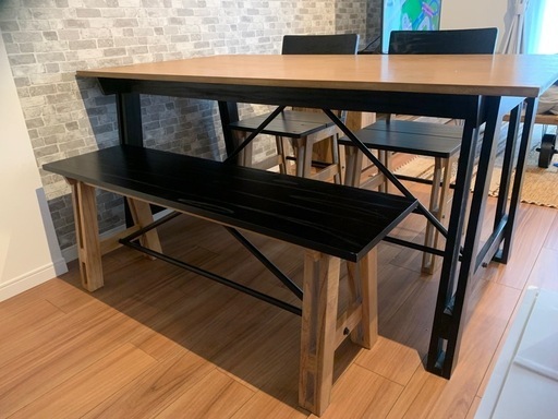 ダイニングテーブルセット(4点)