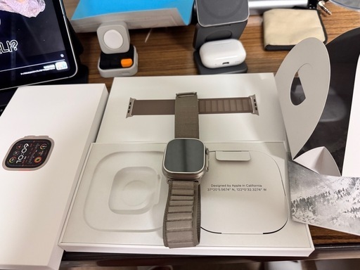 Apple watch ultra 2 オリーブL AppleCare+付き