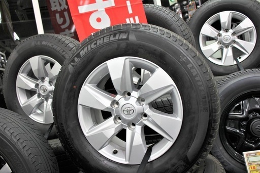 【美品】純正ホイール4本　プラド30 265/65R17