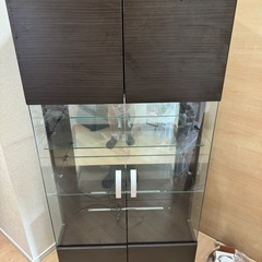 お値下げします！おしゃれ！ガラス飾り棚