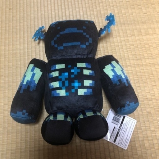 マインクラフト ウォーデンBIGぬいぐるみ 座りポーズ