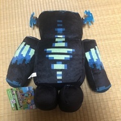 マインクラフト ウォーデンBIGぬいぐるみ 座りポーズの画像
