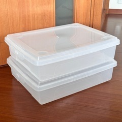 ダイソー ベッド下収納ケース2点セット